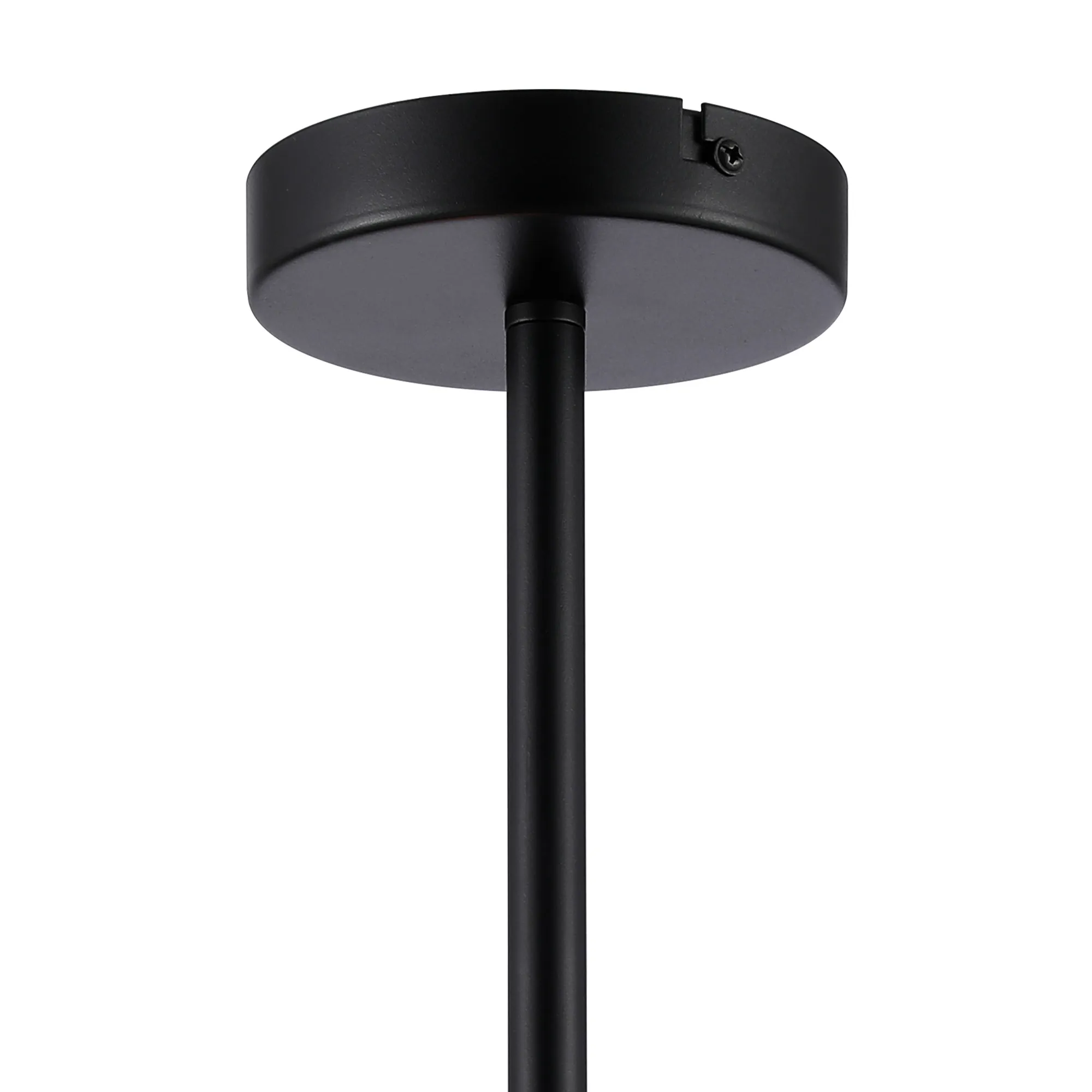 Baymont Semi Flush 3 Light Satin Black D0776  Deco Baymont BL